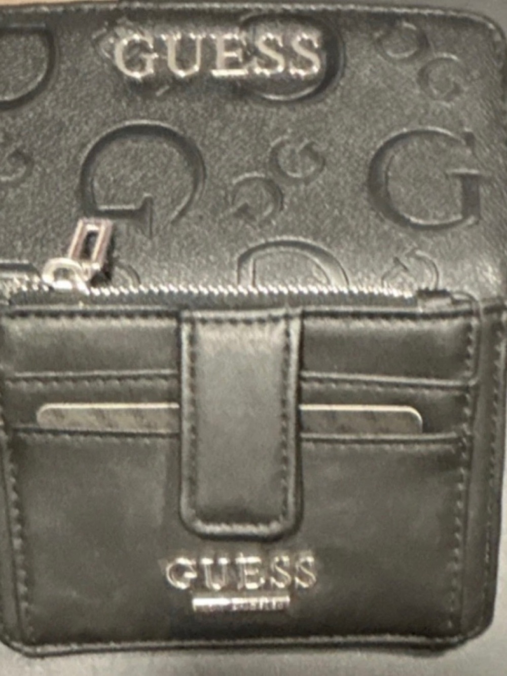 Zip around wallet credit card holder
